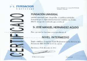2004 Fundación Universal - Nivel Intermedio PRL