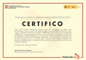2019 IMAGINA - Analítica Web i Pla de Màrqueting Digital