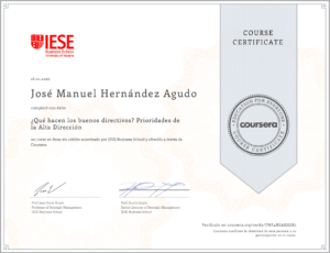 2020 Coursera IESE Qué hacen los buenos directivos - Prioridades de la Alta Dirección - TWF4NEAXHER5