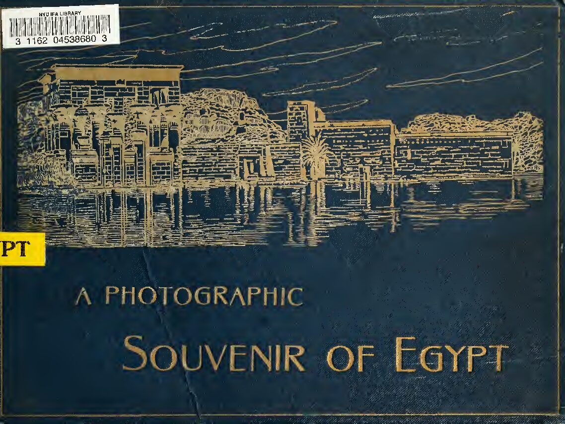 A Photographic souvenir of Egypt, by Vegnios and Zachos (1920) — Vegnios & Zachos
